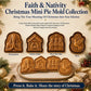 🎁🎄Christmas Sale 50% OFF!🥧 Faith-Inspired Christmas Mini Pie Mold – 3D Holiday Pastry Press for Meaningful Christmas Baking
