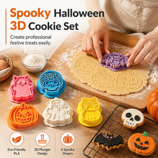 🔥Halloween Mini Skull Cookie Cutter