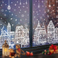 🎁🎄Christmas Sale 50% OFF✨!Christmas Village Window Cling Set