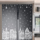 🎁🎄Christmas Sale 50% OFF✨!Christmas Village Window Cling Set