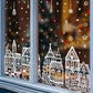 🎁🎄Christmas Sale 50% OFF✨!Christmas Village Window Cling Set