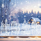🎁🎄Christmas Sale 50% OFF✨!Christmas Village Window Cling Set