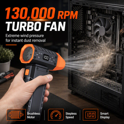 🔥Handheld Mini Turbo Fan with Brushless Motor