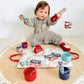 🥳2026 HOT SALE 50%OFF🥳Toddler Cloth Fishing Toy Set with Stacking Cups