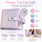 ✨💰 Lockable Glitter Budget Binder – 50 Cash Envelopes with Combination Lock