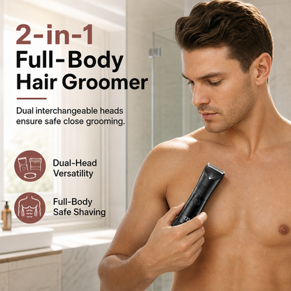 🎉Limited Sale 50%OFF🎉Men's 2-in-1 Electric Body Hair Trimmer