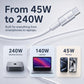 🎉Limited Sale🎉Charge Multi-Devices Instantly! No-Clutter 240W Braided Cable