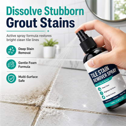 🧼🎯 Grout Cleaning Spray – Easy Care for Tile Lines & Damp-Area Stains