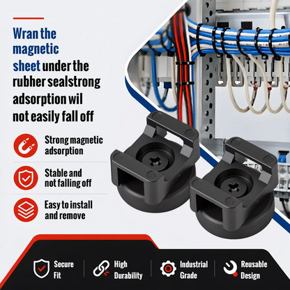 🔥Heavy-Duty Magnetic Cable Tie Mounts