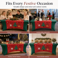 🥳2026 HOT SALE🥳Christmas Stretch Fitted Table Cover for Rectangular Tables