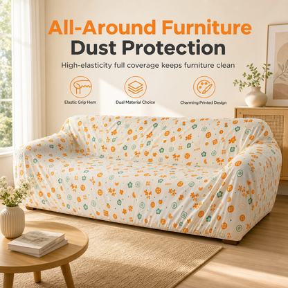 🔥Print Elastic Bed & Sofa Dust Cover