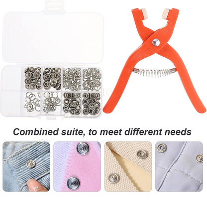 🧷 50% OFF TODAY ONLY ✨ Sew-Free Snap Fastener Plier Kit — No Needle, No Thread