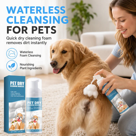 ⏰50% off for a limited time🐶🐱Waterless Pet Cleaning Mousse for Dogs & Cats
