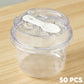 🍨✨ Portable Dessert Cup Set – Clear Cups with Lids & Built-In Spoons