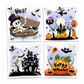🎃🍪 Halloween Self-Sealing Treat Bags – Cute Packaging for Cookies & Candy