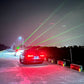 🚗 Laser Warning Light: High-Visibility, USB-C Rechargeable, Waterproof, Anti-Rear-End Collision