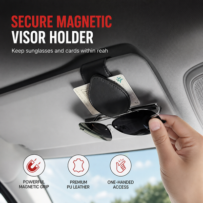 🚗🕶️Universal Portable Car Sunglasses Holder & Ticket Card Clip