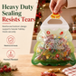 🎁🎄Christmas Sale 50% OFF!💞50K+ SOLD!⏳✨Cute Christmas Tree Transparent Gift Bag with Handle