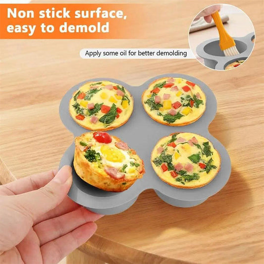 🎉Limited Sale🔥BUY 1 GET 1 FREE🔥4-Cavity Silicone Cake Baking Mold