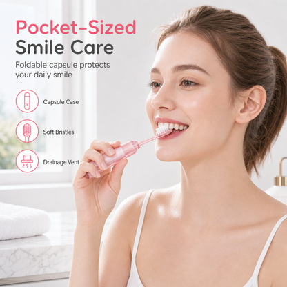 🔥2-Piece Portable Travel Detachable Toothbrush Set