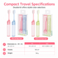 🔥2-Piece Portable Travel Detachable Toothbrush Set