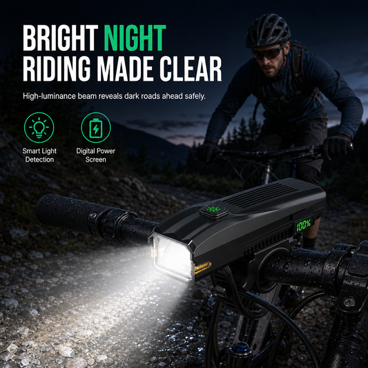 🔥Rechargeable Bright LED Night Riding Bicycle Headlight