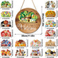🍂 Magnetic Welcome Sign – 16PCS Seasonal Front Door Decorations