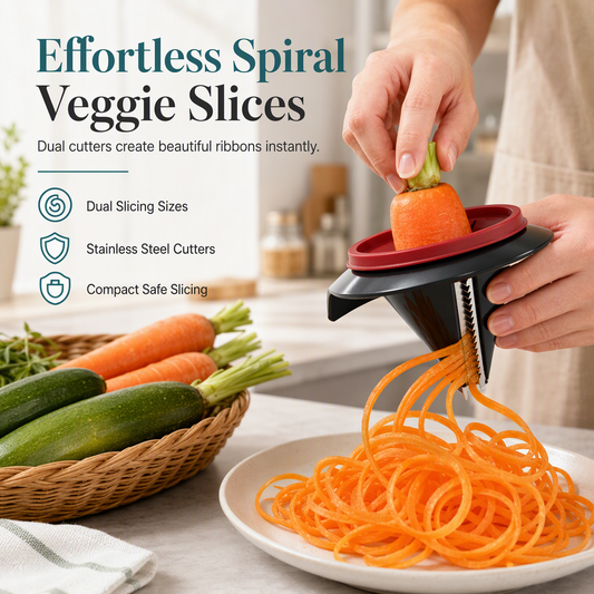🔥Handheld Spiral Vegetable Slicer and Grater