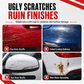 Car Scratch Repair Cream and Sponge Set for Fading Fine Scratches and Restoring Gloss