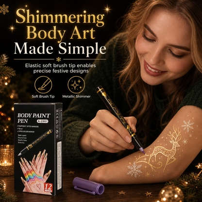 🔥Water Based Temporary Tattoo Pens Erasable Body Markers