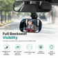 📢📢50% OFF !! ⏰Wide Angle Convex Rearview Mirror with Suction Cup and Clip Mount Round 12.5cm Auxiliary Reversing Mirror for Electric Tricycle and Baby Observation