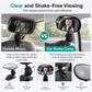 📢📢50% OFF !! ⏰Wide Angle Convex Rearview Mirror with Suction Cup and Clip Mount Round 12.5cm Auxiliary Reversing Mirror for Electric Tricycle and Baby Observation