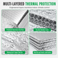 ♨️ Reflective Double Bubble Insulation Foil – Radiator Heat Reflector
