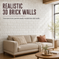 🍃🏆 Last-day special: 50% off! ⏰ Give your walls an instant makeover! Self-adhesive 3D tile panels 🏡🧱