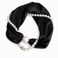 📿 50% off 🧣 Pearl Scarf Necklace – Timeless Elegance, Adjustable Bow & Piercing-Free Jewellery 🤍