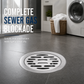 🔥50% OFF LIMITED TIME🔥Brushed Stainless Steel Round Floor Drain with Deodorizing Core for Bathroom and Washing Machine