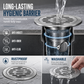 🔥50% OFF LIMITED TIME🔥Brushed Stainless Steel Round Floor Drain with Deodorizing Core for Bathroom and Washing Machine