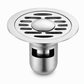 🔥50% OFF LIMITED TIME🔥Brushed Stainless Steel Round Floor Drain with Deodorizing Core for Bathroom and Washing Machine