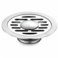 🔥50% OFF LIMITED TIME🔥Brushed Stainless Steel Round Floor Drain with Deodorizing Core for Bathroom and Washing Machine