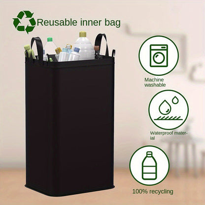 🔥Foldable Recycling Bin with Lid for Kitchen & Home
