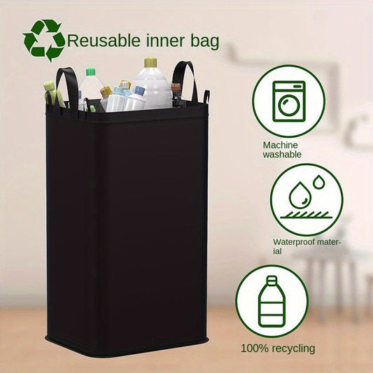 🔥Foldable Recycling Bin with Lid for Kitchen & Home