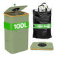 🔥Foldable Recycling Bin with Lid for Kitchen & Home