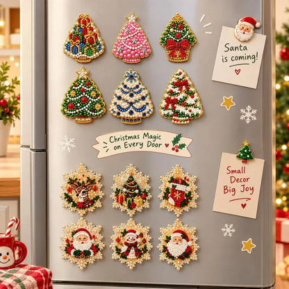 🔥Sparkling Festive DIY Fridge Magnet Kit