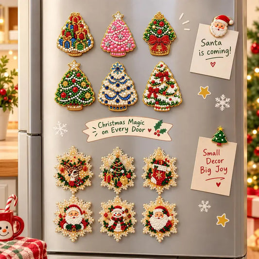 🔥Sparkling Festive DIY Fridge Magnet Kit