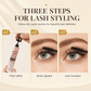 👁️ Waterproof Curling & Volumizing Mascara – Precision Silicone Brush