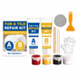 🔥Ceramic Tile and Marble Repair Kit with AB Adhesive Glue Scraper Sandpaper and Acrylic for Crack and Joint Filling