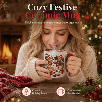 🎄2027 EARLY CHRISTMAS SALE 50% OFF🎄Festive Christmas Snowman Ceramic Mug