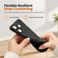 🔥Two-in-One Shockproof Jelly Phone Case with Large Window and Integrated Lens Protector