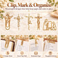 🔥Gold Jesus Cross Bible Bookmarks and Paper Clips