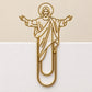 🔥Gold Jesus Cross Bible Bookmarks and Paper Clips